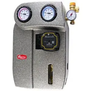 Помпена група двущрангова AS2 Grundfos UPM3 Solar 25-75 2/12 l/min 1"
